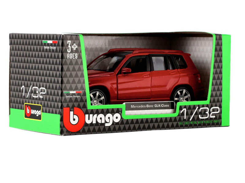 Bburago Mercedes-Benz GLK-Class 1:32 červená